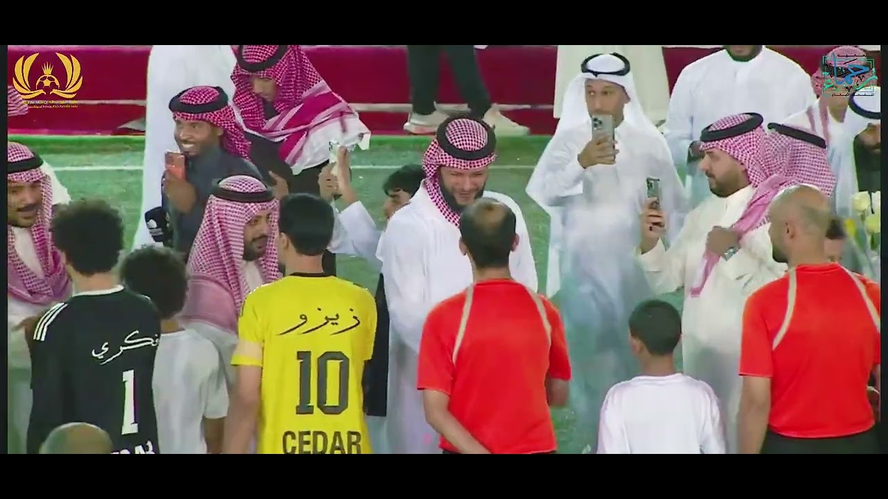 مشاركة أبطال #رحماء_لتنمية_الأيتام نهائي #بطولة_الأمير_عبدالله_بن_سعد وتكريم سموه بالعضوية الفخرية.🌟