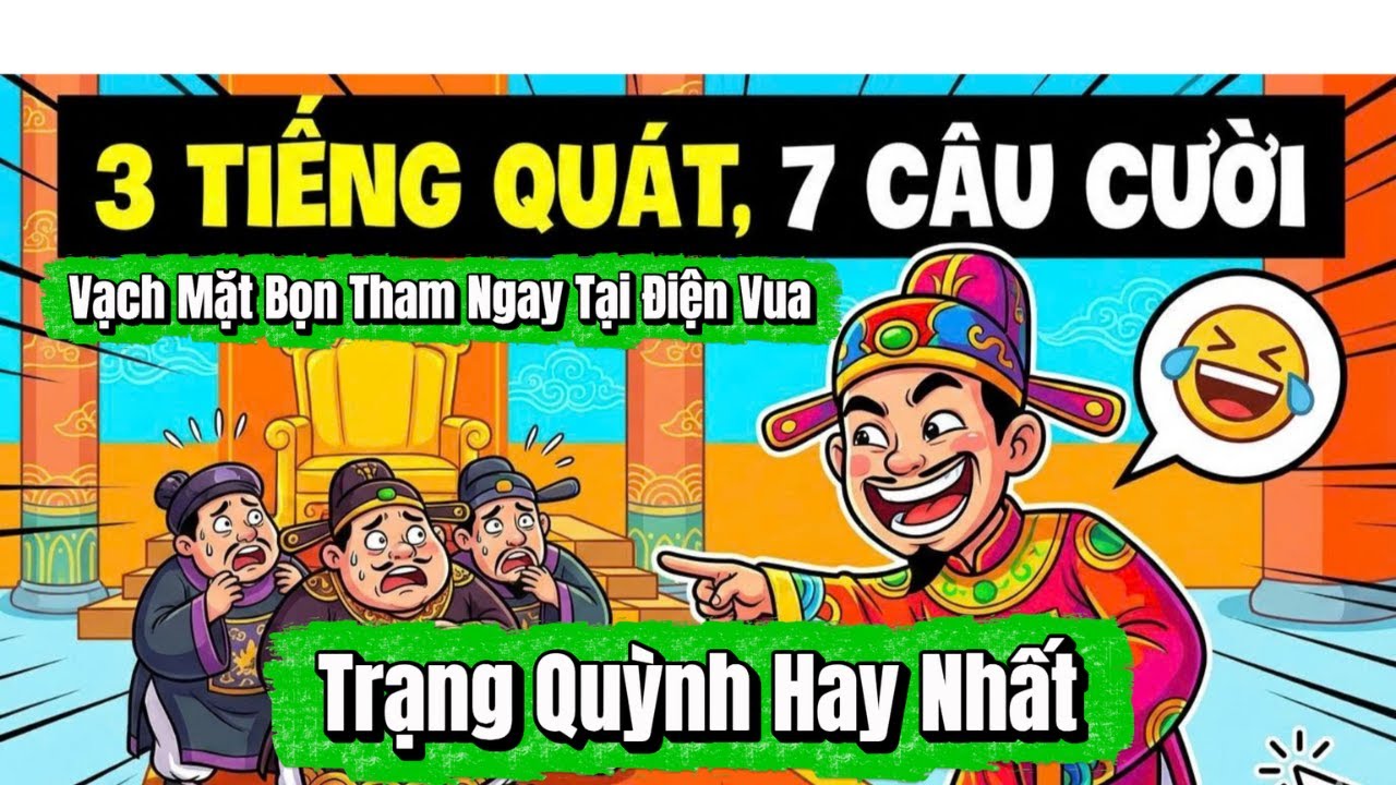 3 Tiếng Quát 7 Câu Cười: Trạng Quỳnh Bẻ Gãy Âm Mưu, Vạch Mặt Bọn Tham Ngay Tại Điện Vua