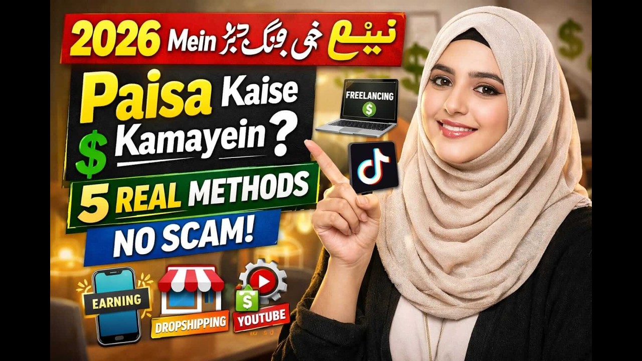 2026 Mein Ghar Beth Kar Paise Kaise Kamayein? 💰 5 Real Online Earning Methods