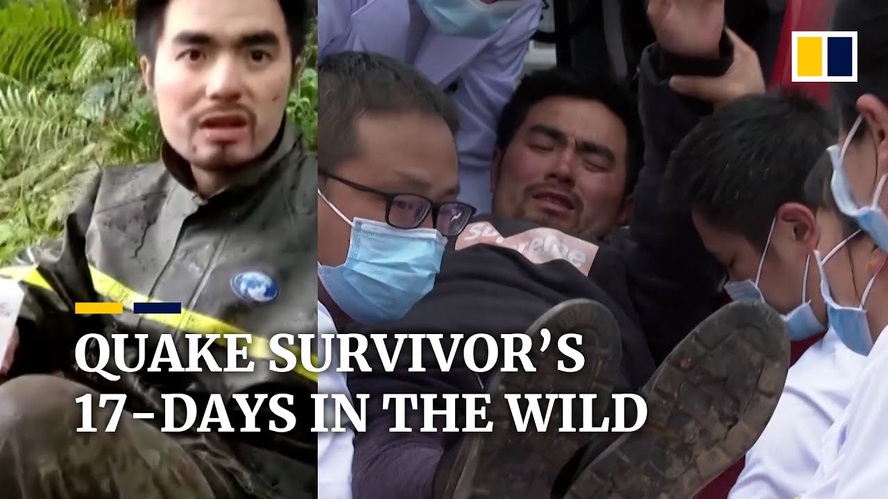 Sichuan earthquake survivor rescued after 17 days stranded in wild in Sichuan