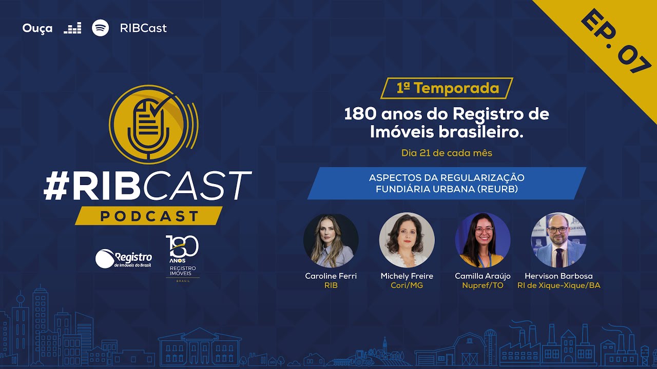 7º Episódio RIBCast | Aspectos da Regularização Fundiária Urbana (Reurb)