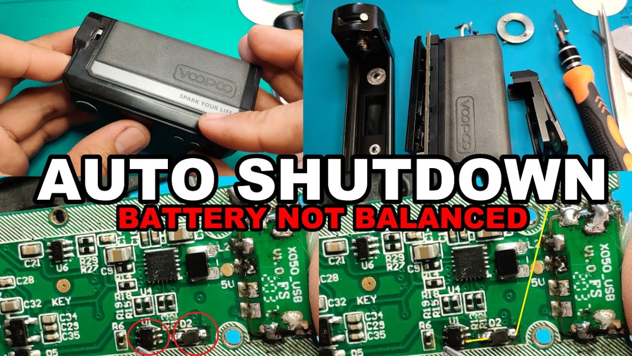 Guide: Voopoo Drag Max Auto-Off /Battery Imbalanced Issue Fix