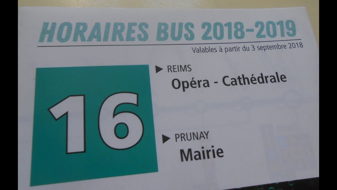 Citura La ligne 16 (Prunay Mairie vers Opéra et retournement)