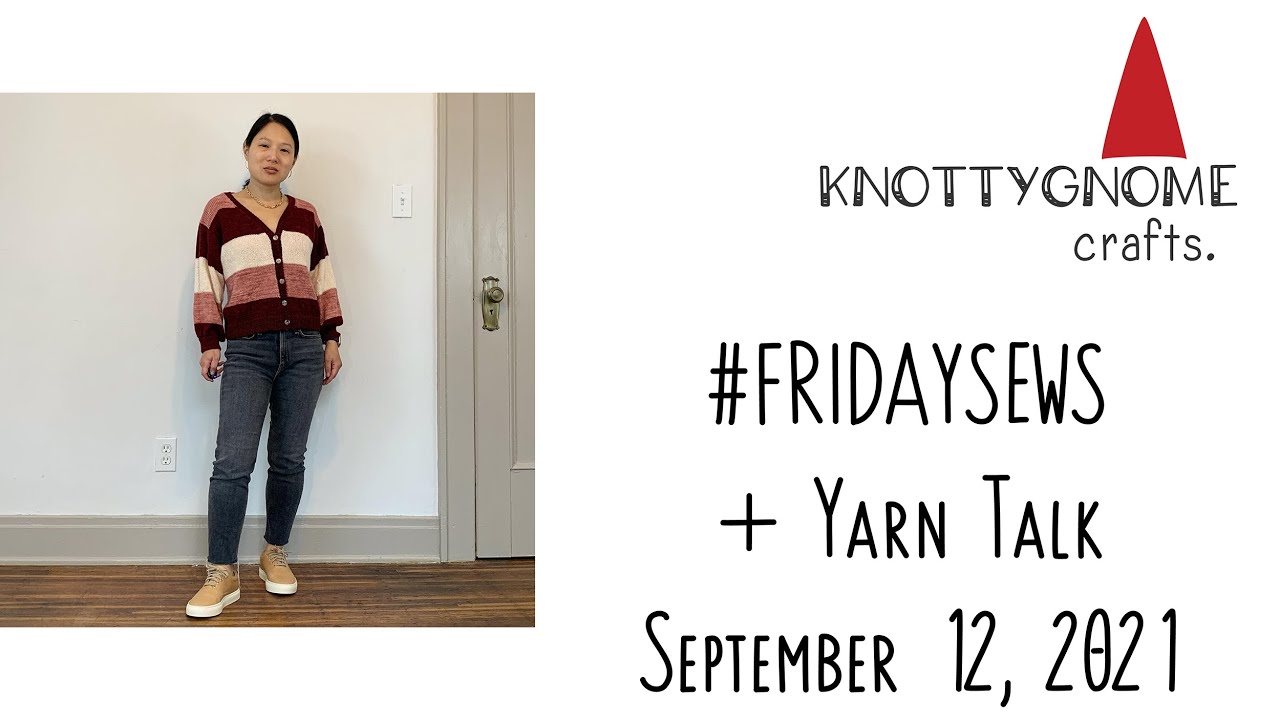 #fridaysews & Yarn Talk: Miss Babs Cardigan, Crochet Granny Square, Pattern/fabric Haul, & Trello