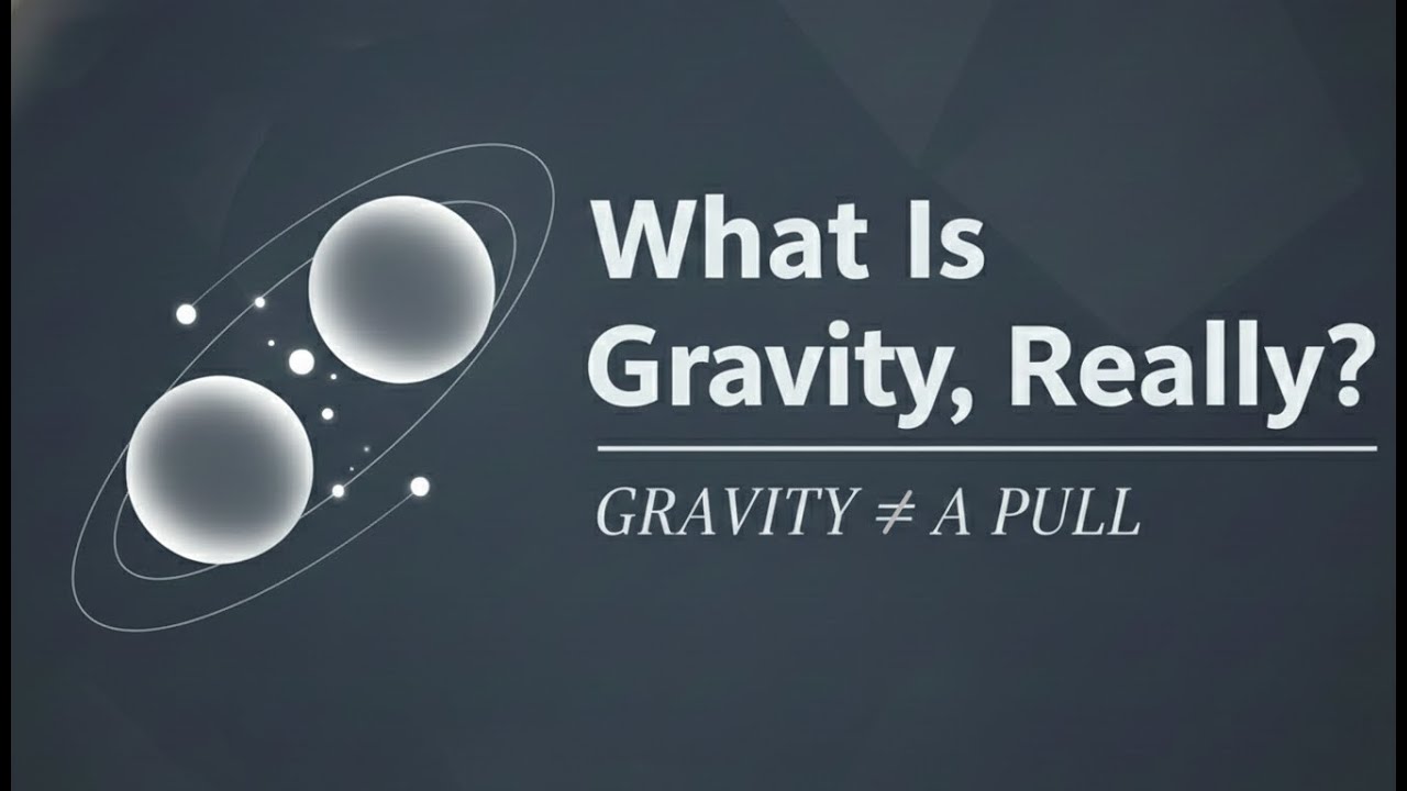 What Is Gravity, Really? | Gravity ≠ A Pull