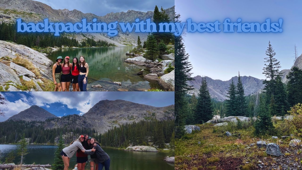 Girl’s only backpacking trip! | Backpacking in Colorado with my best friends 🌲🪲🪻🐛