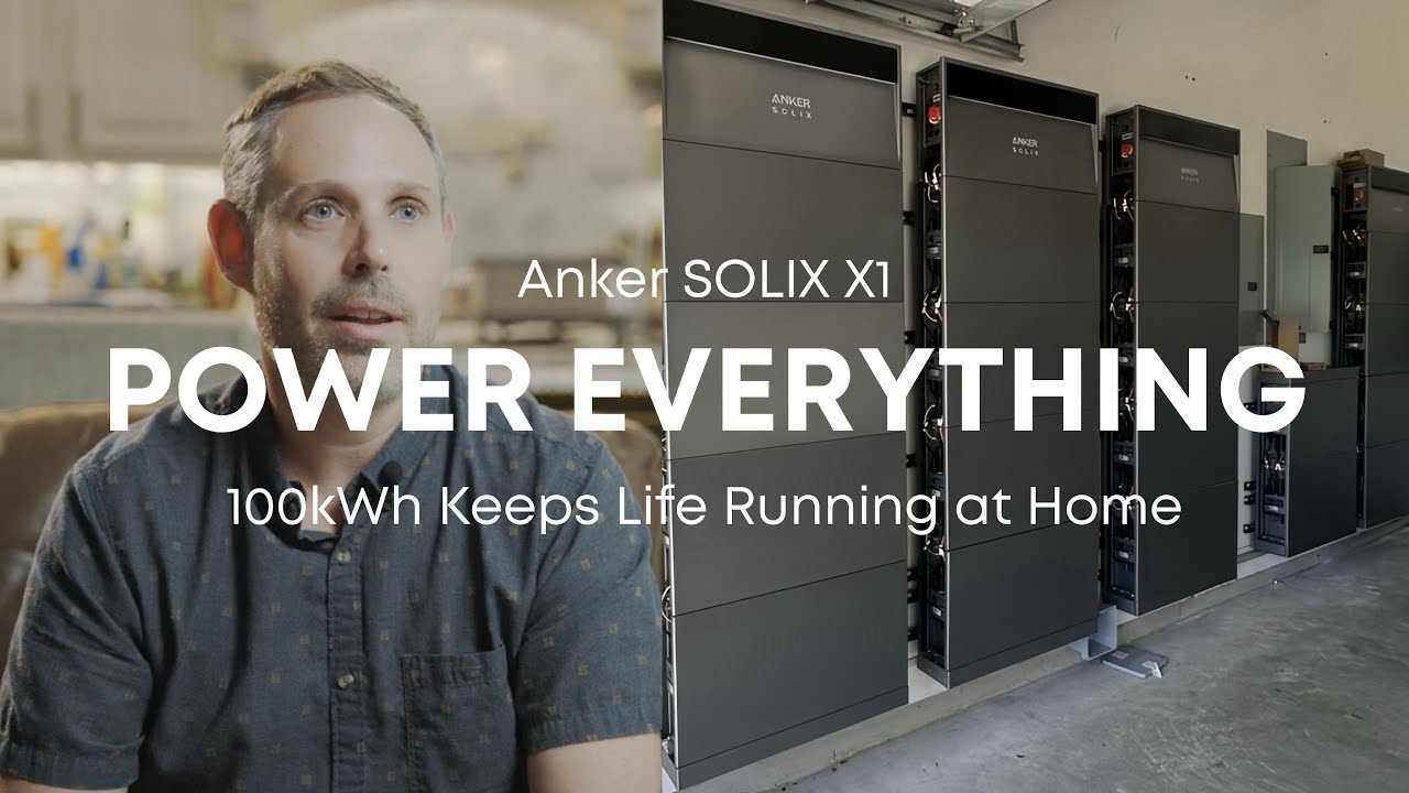 How 100kWh from Anker SOLIX X1 Powers a Busy Home