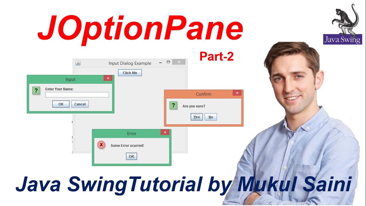 #32.2 Java Swing Tutorial | JOptionPane part-2 | showMessageDialog