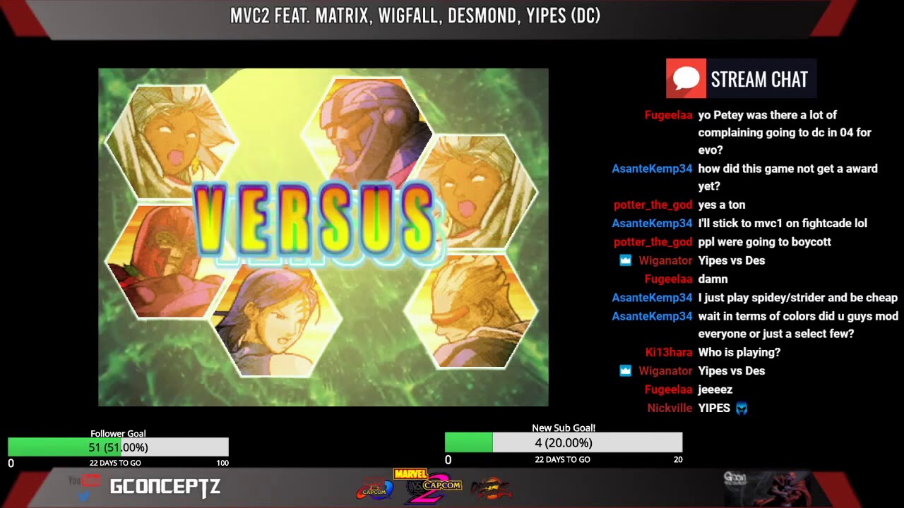 MvC2 Yipes (MSP) vs Xecutioner (Thrax) FT10 Set #2