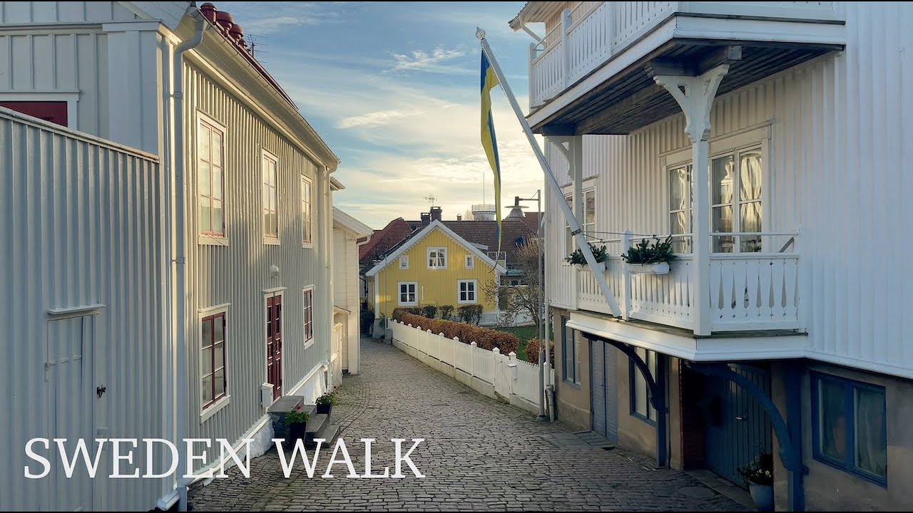🇸🇪 Marstrand, Sweden Walking Tour | Seaside Town Nature Walk [4K HDR 60fps Binaural ASMR]