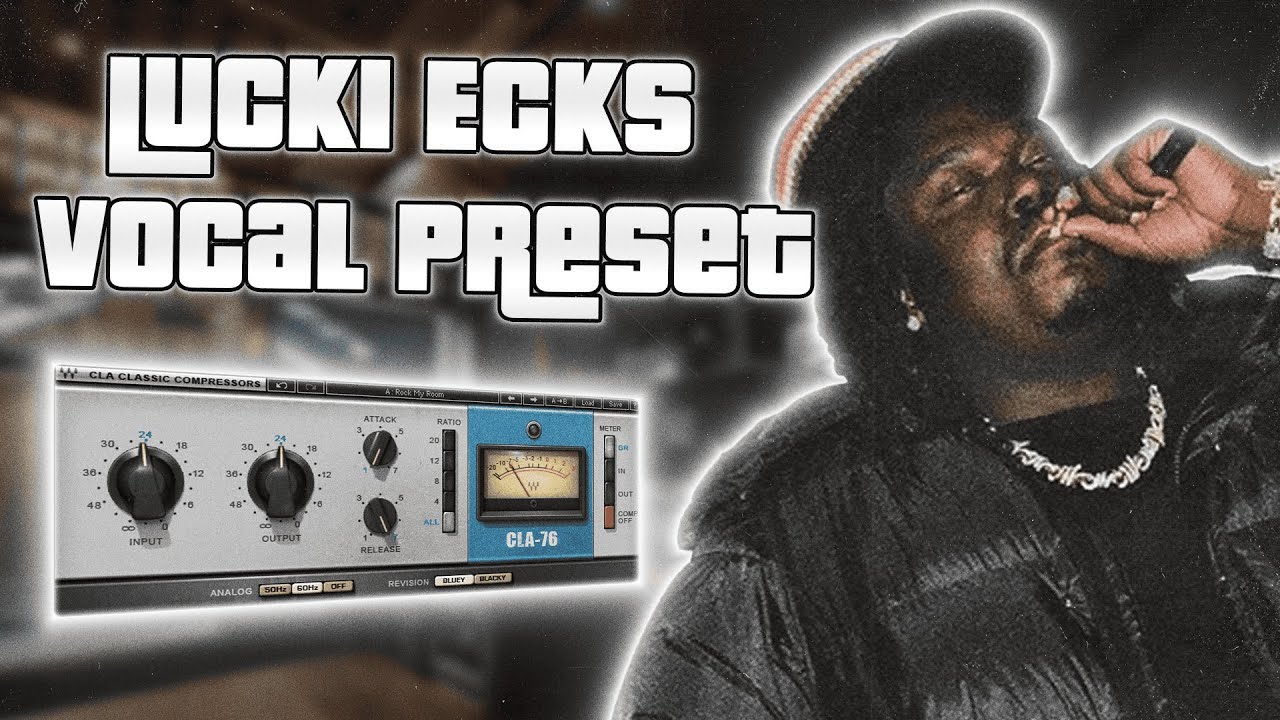 How To MIX Lucki Ecks Type VOCALS In Under 10 Minutes