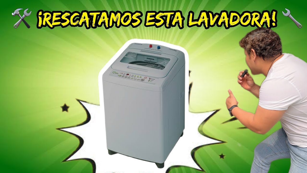 No servía la placa y le instalamos una universal a esta lavadora
