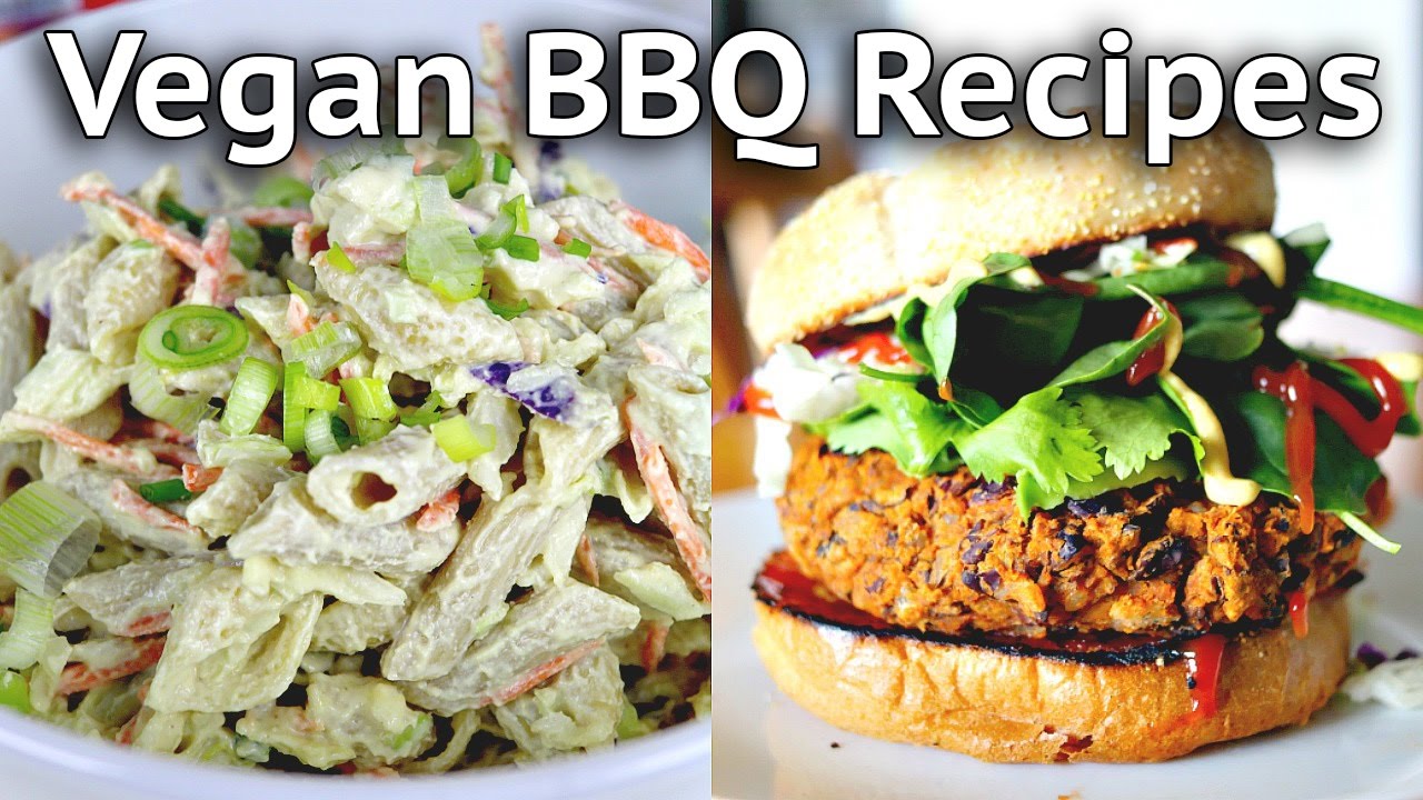 VEGAN BARBECUE RECIPES (Pasta Salad + Gochujang Burger Recipes)