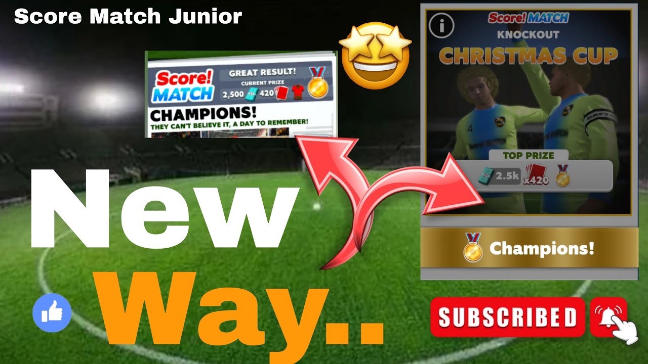 Score! Match : New Way to win Event | Christmas Cup Event Gameplay 4:1:4:1 Formation @Camper196