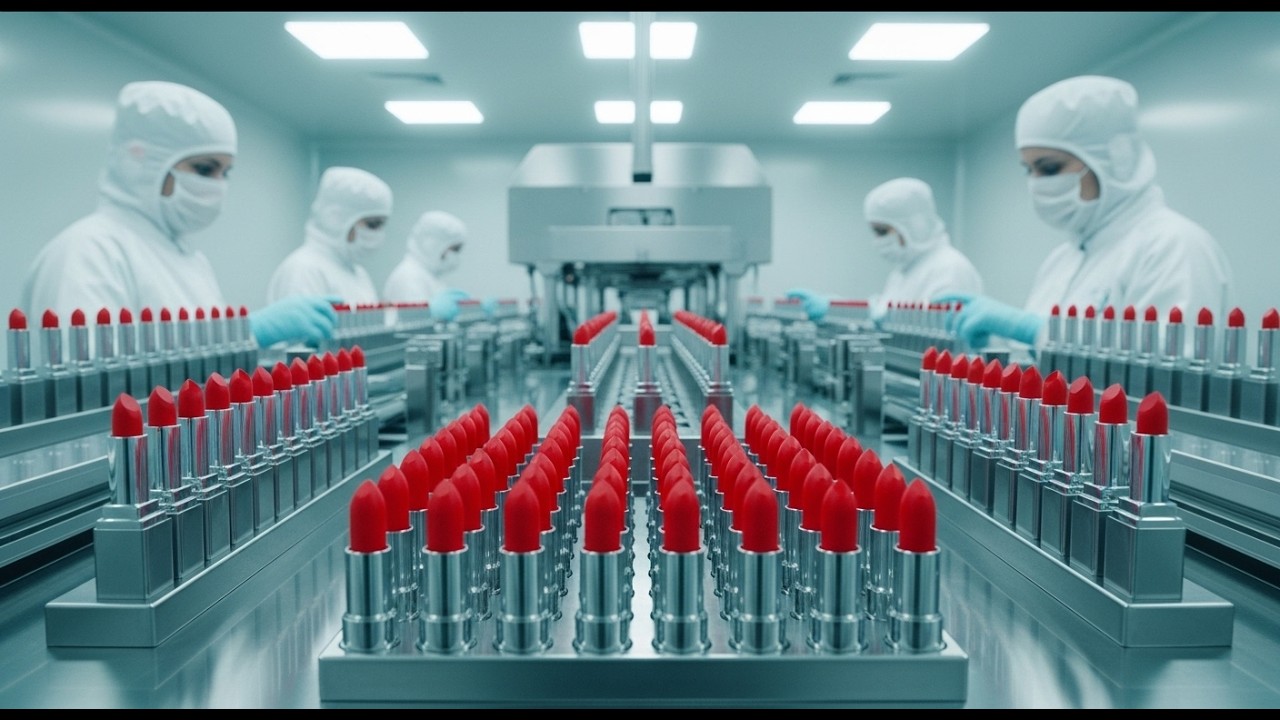 Inside the USA Lipstick Factory – (Full Process) How Premium Cosmetics Are Made