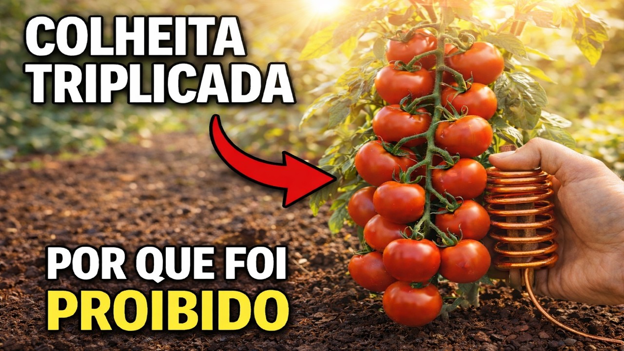 A Ciência ''Proibida'': Como Um Único Fio de Cobre Pode Triplicar a Produção Agrícola