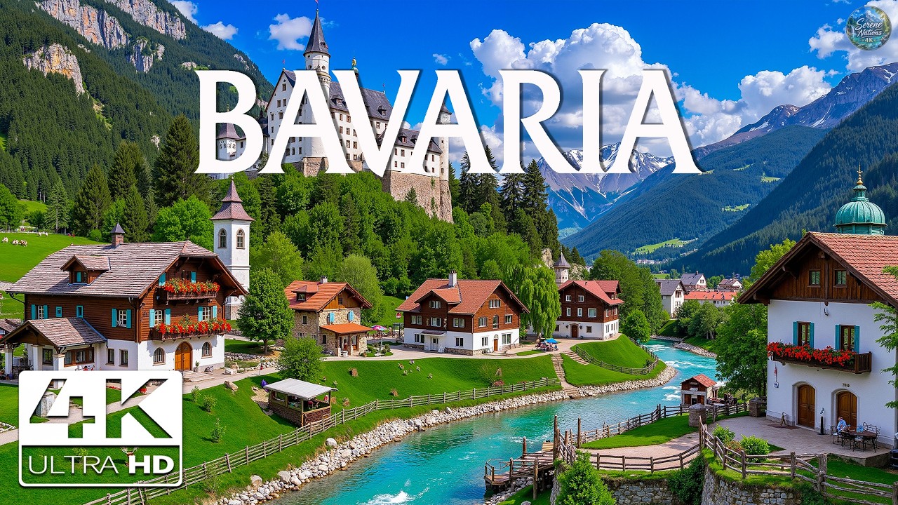 Bavaria 4K UHD &ndash; Discover Neuschwanstein Castle, Alpine Lakes & Charming Mountain Villages
