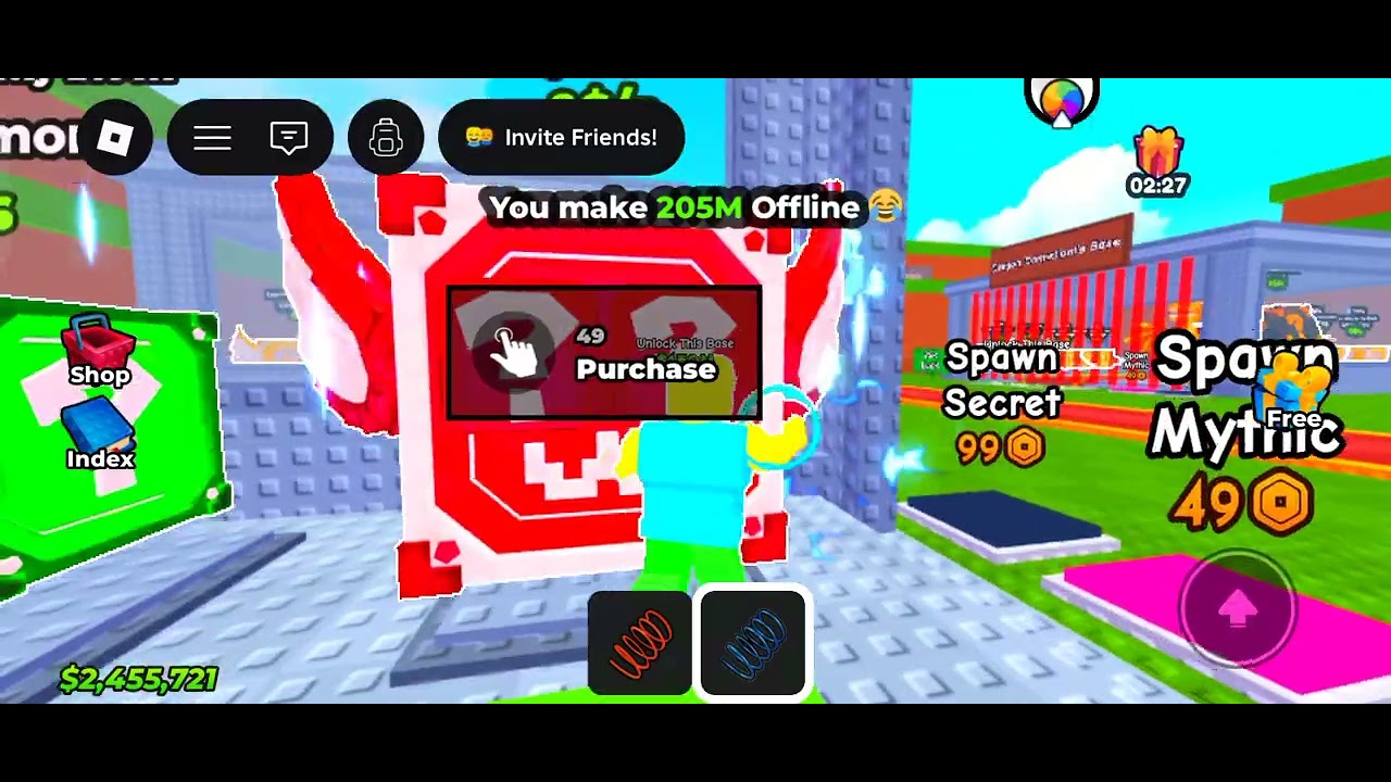 Playing random games on roblox