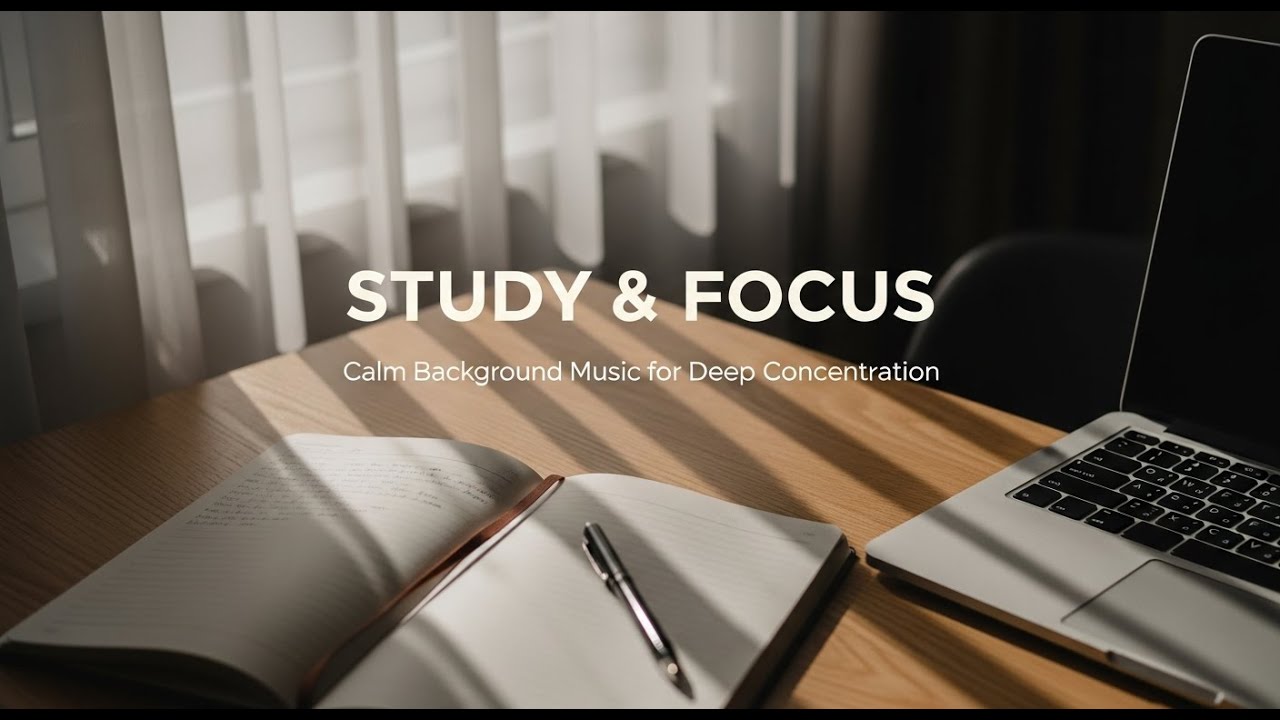 Quiet Study Music with Natural Light ☀️ | Distraction-Free Focus BGM