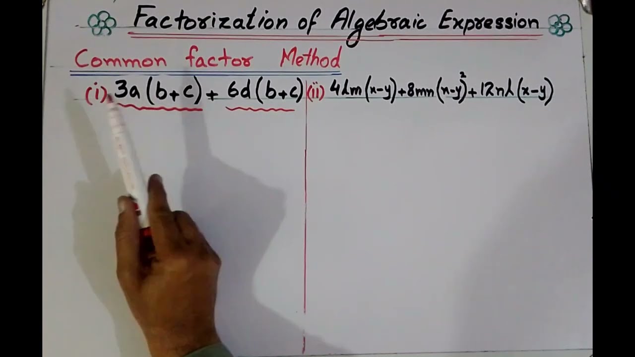 Factorize Expressions with Brackets(اردو )| Simple Algebra