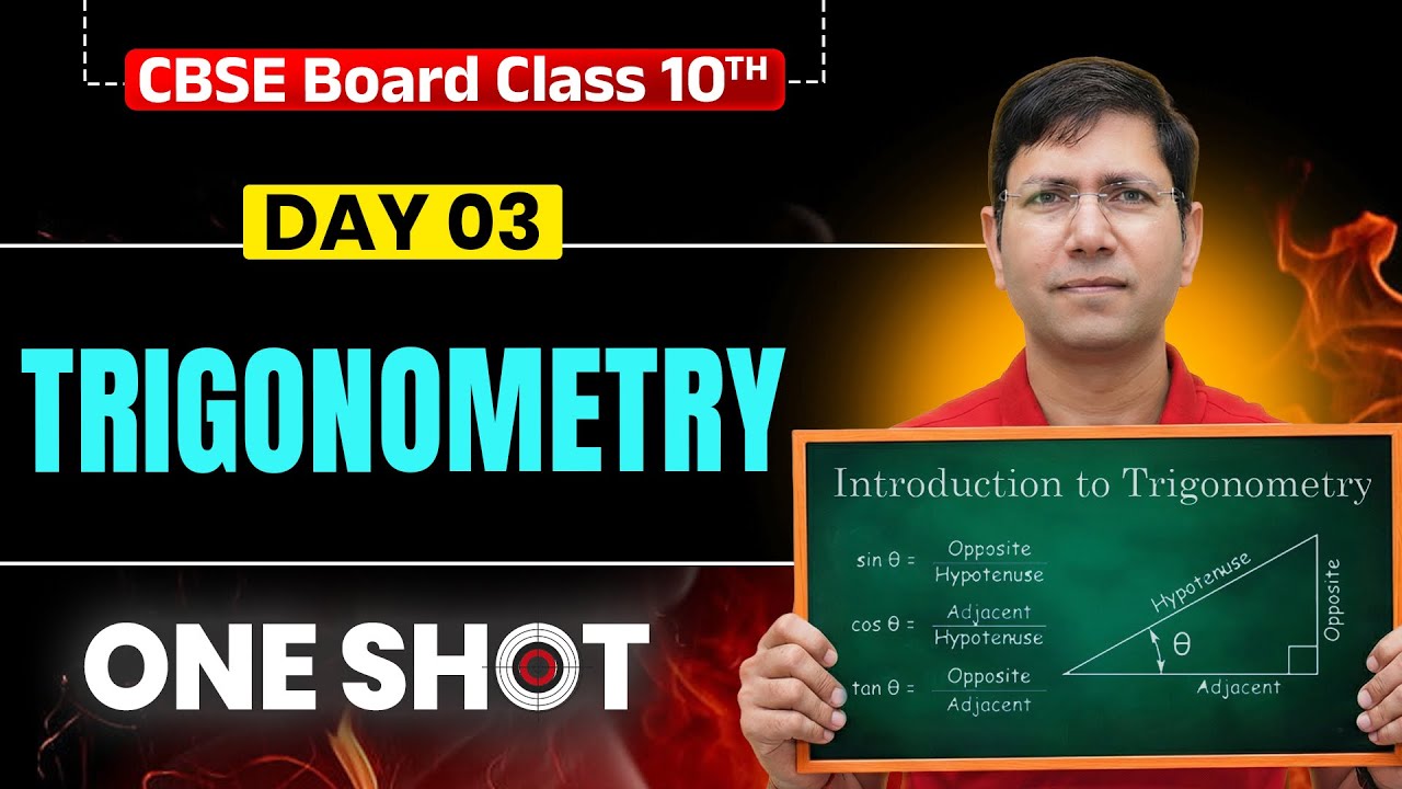 Class 10th TRIGONOMETRY Complete ONE SHOT 🔥 Boards 2026 | Zero to Hero Series | Manoj Chauhan