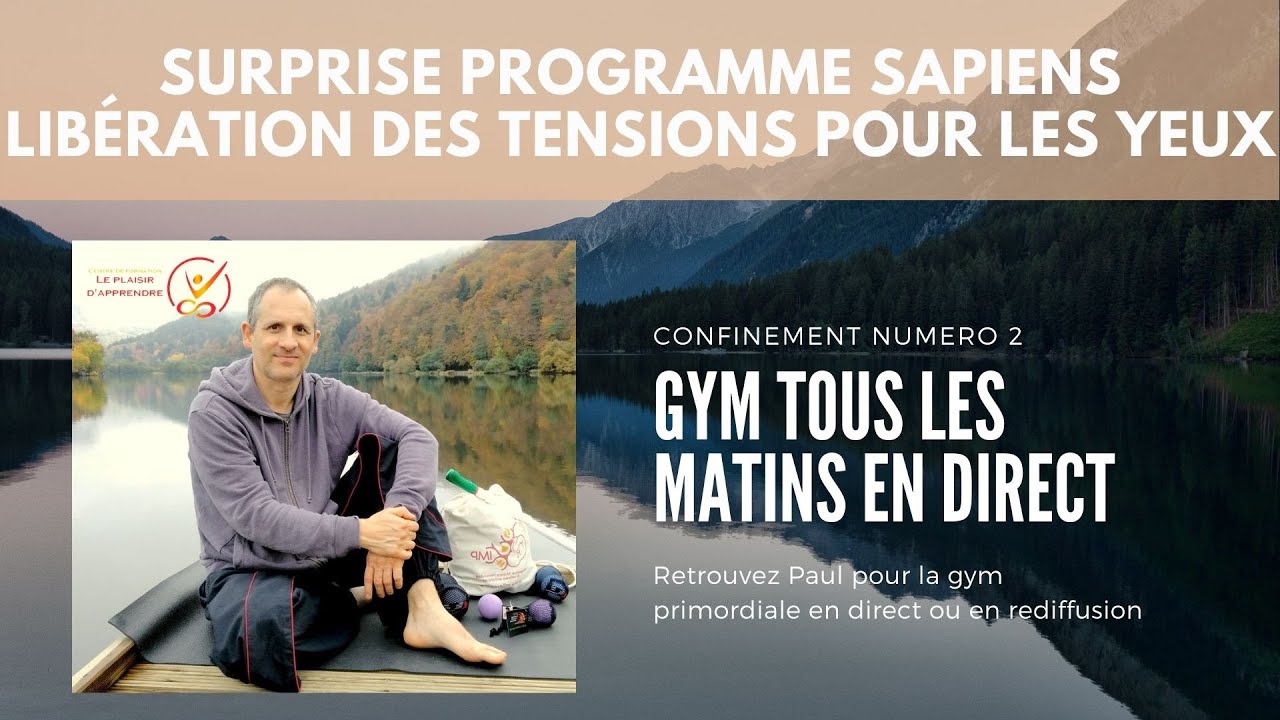 Surprise Programme sapiens & libération des tensions pour les yeux - Intégration Motrice Primordiale