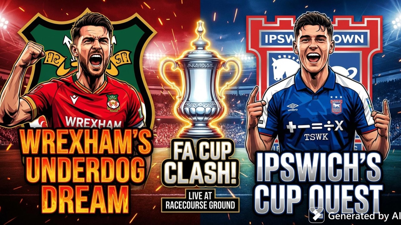 Wrexham vs. Ipswich Town FA Cup Battle!