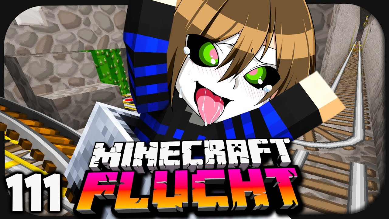 Die 2000 Blöcke MINECART-BAHN! ☆ Minecraft: Flucht