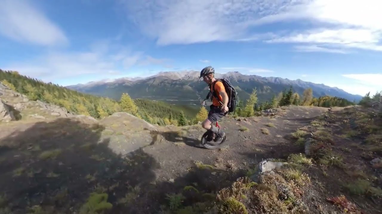 Mountain Unicycling - Canadian Rockies (Music Video)