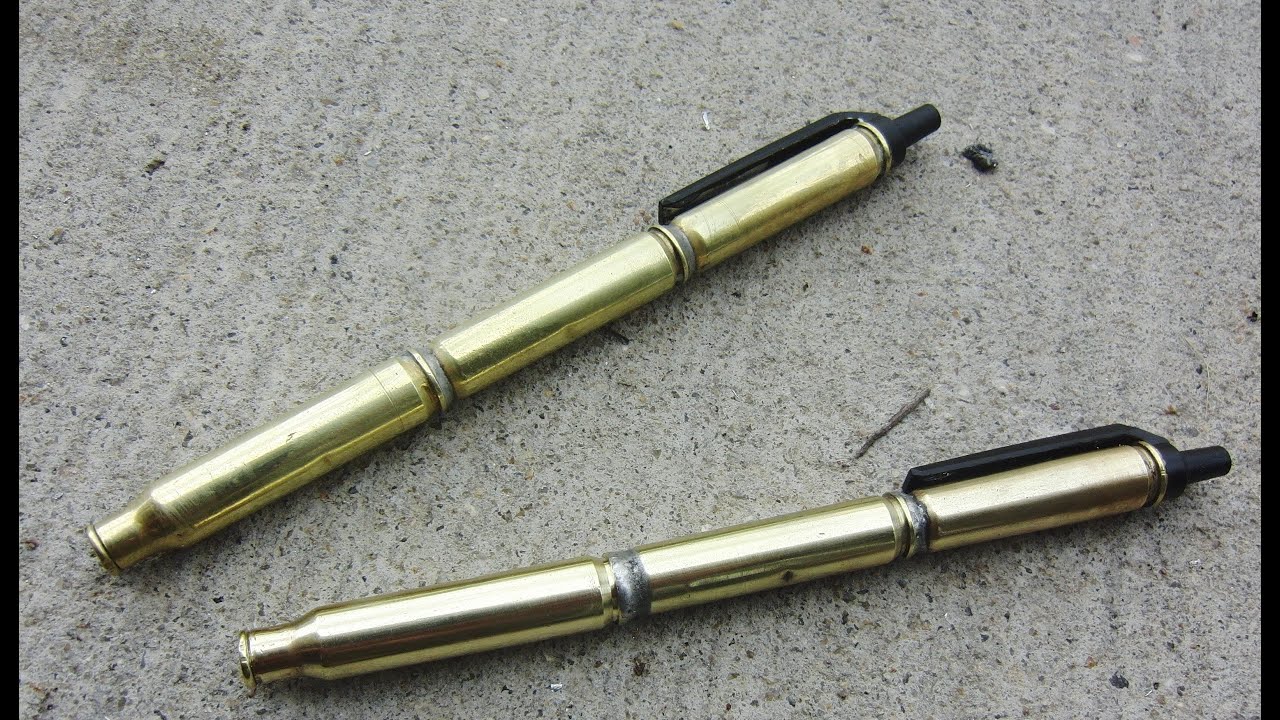 How to make a pen out of .223 cases (Full Tutorial)