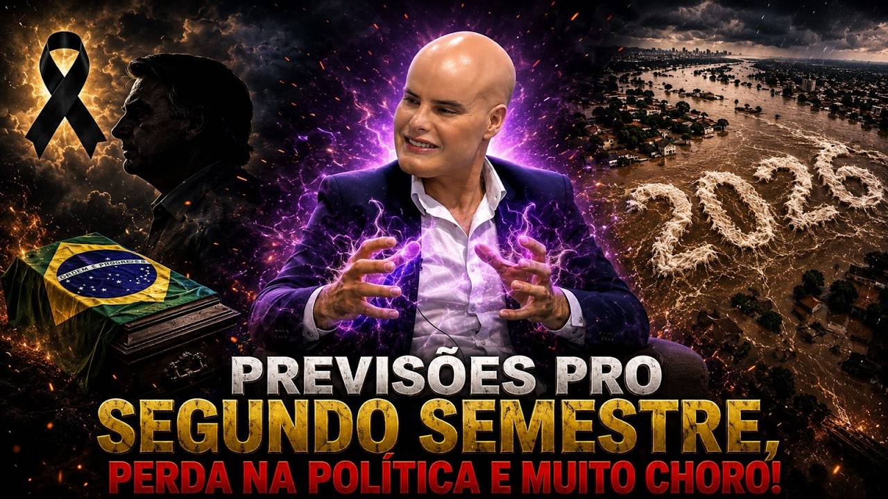 Rodrigo Tudor: Morte nas elei&ccedil;&otilde;es vai chocar, previs&otilde;es pro segundo semestre, trag&eacute;dias naturais e+