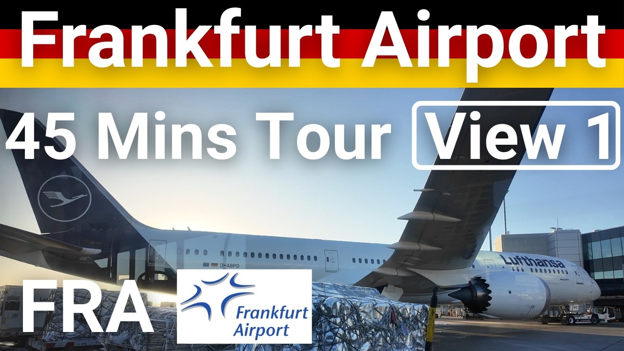 [FRA] Frankfurt Airport Starter Tour 45 Mins View 1, Flughafen Rundfahrten