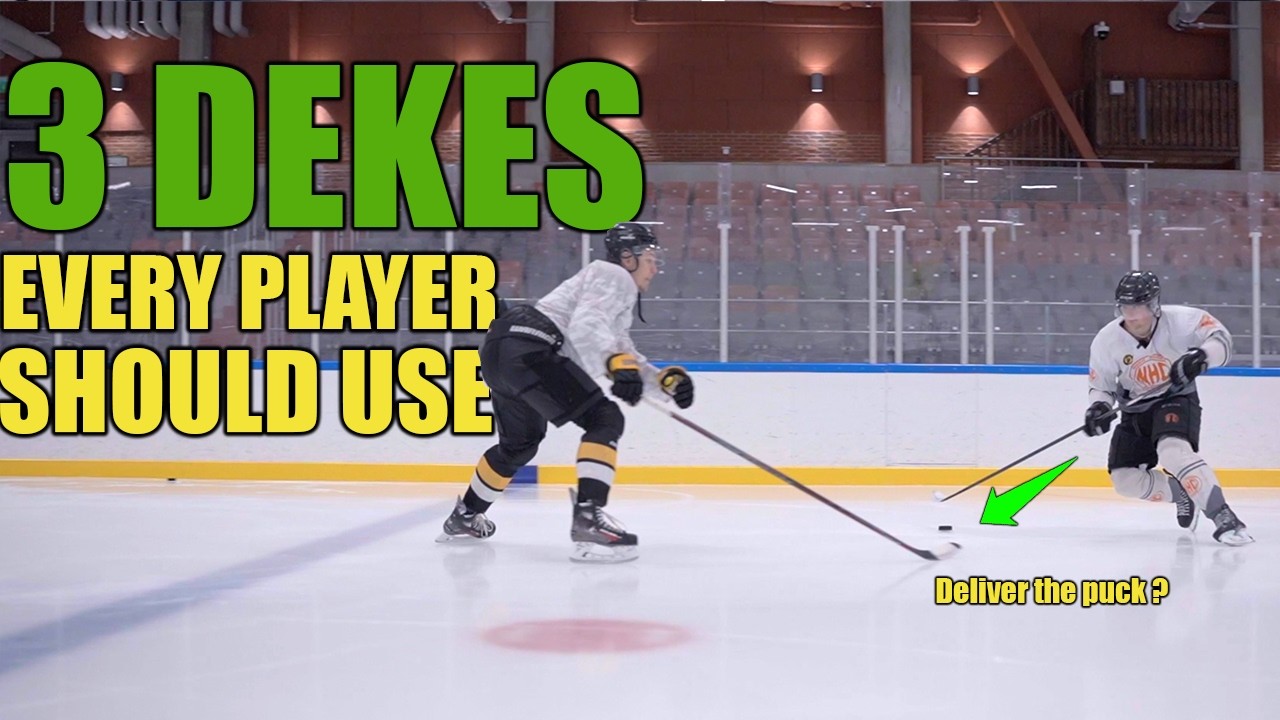 3 Dekes Every Hockey Player Should Know - Attacking the player with the puck