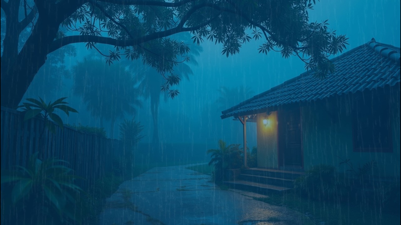 Rain for Sleeping | Gentle Continuous Rain Sounds for Calm, Restful Sleep