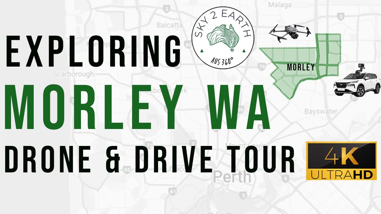 Morley, Western Australia; Vibrant, Local, & Alive | Drone & Drive Tour in 4K