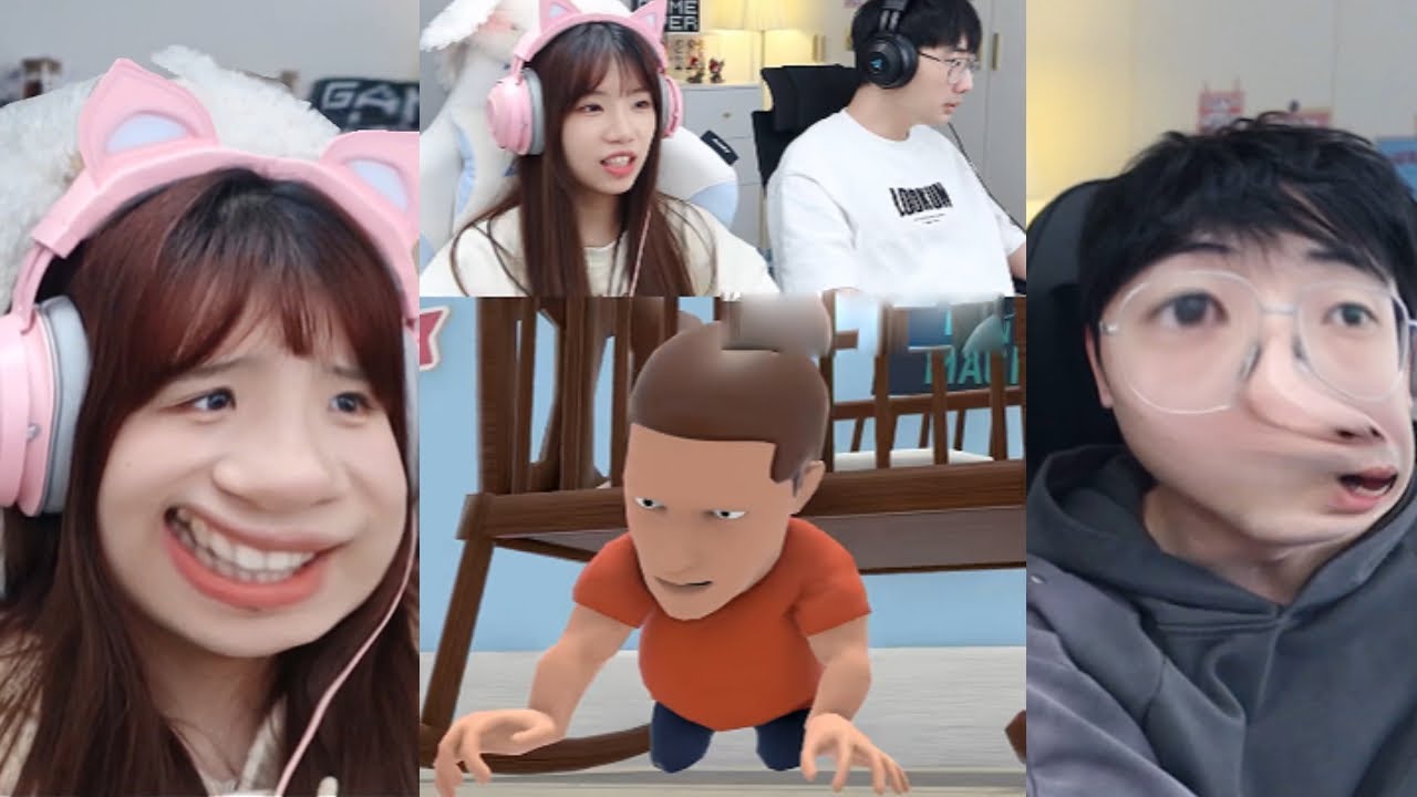 GAMER  Best Couple Gaming 周周与庄庄 #vocal  Mobile Games   Computer Games#games #funny #游戏