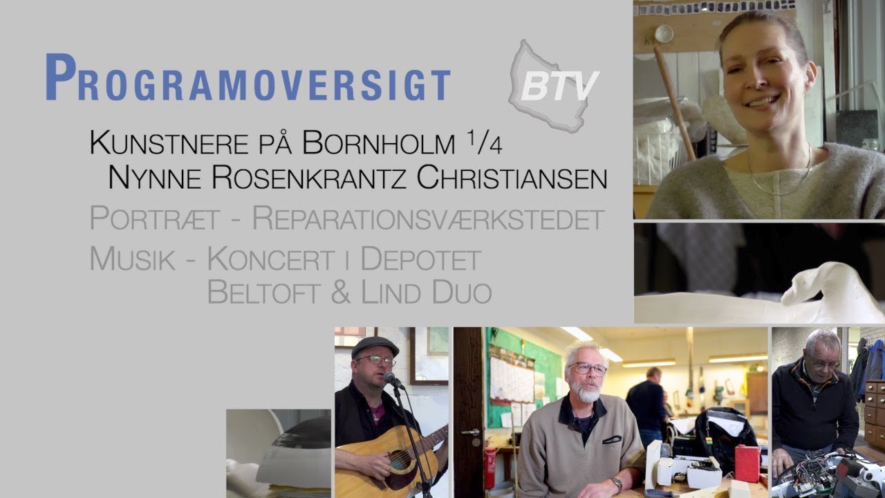 Kunstnere på Bornholm   Nynne Rosenkrantz Christiansen, Reparationsværkstedet og Beltoft & Lind Duo