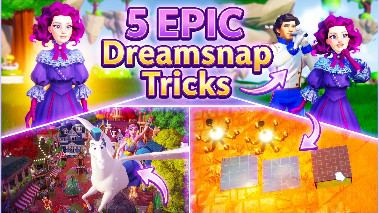 5 прорывных трюков для DreamSnaps в Disney Dreamlight Valley. Улучшите свои снимки!