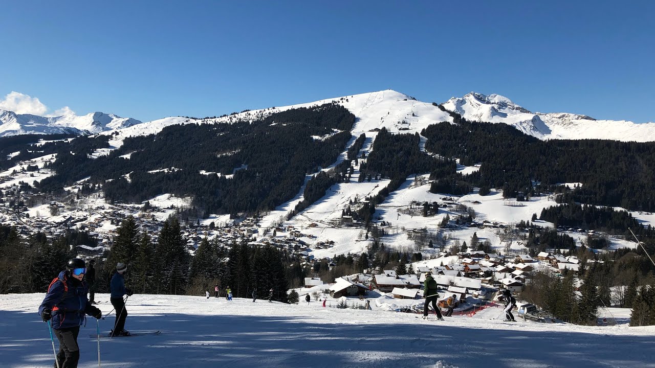 Morzine to Les Gets, blue runs, insta360 One X