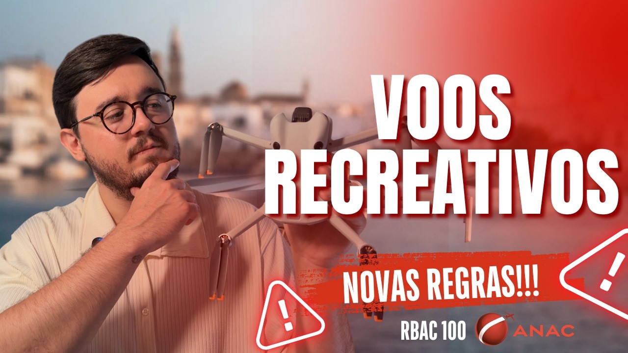 Voos Recreativos: NOVAS REGRAS para DRONES até 250g em breve!