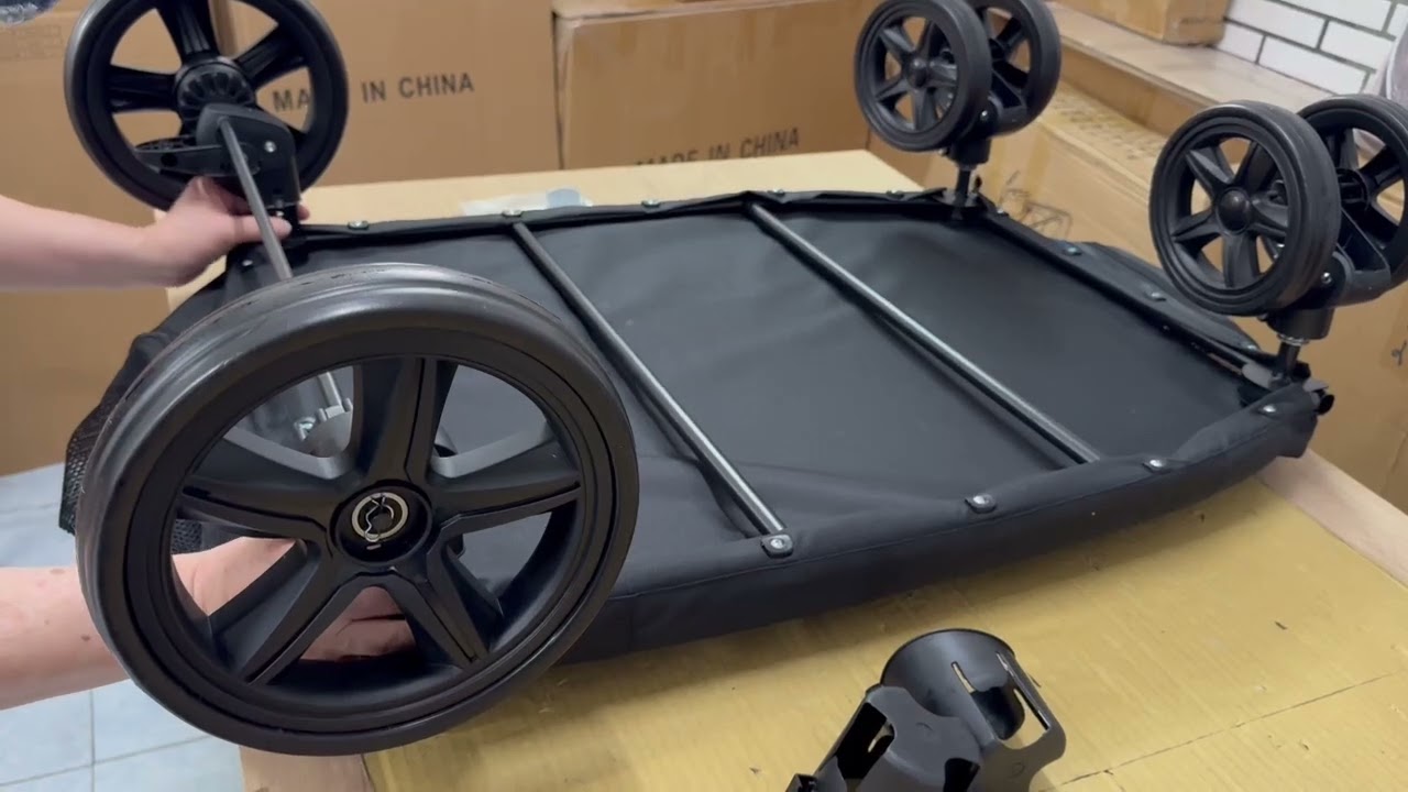 (貓的生活工坊)大型寵物推車安裝完整版