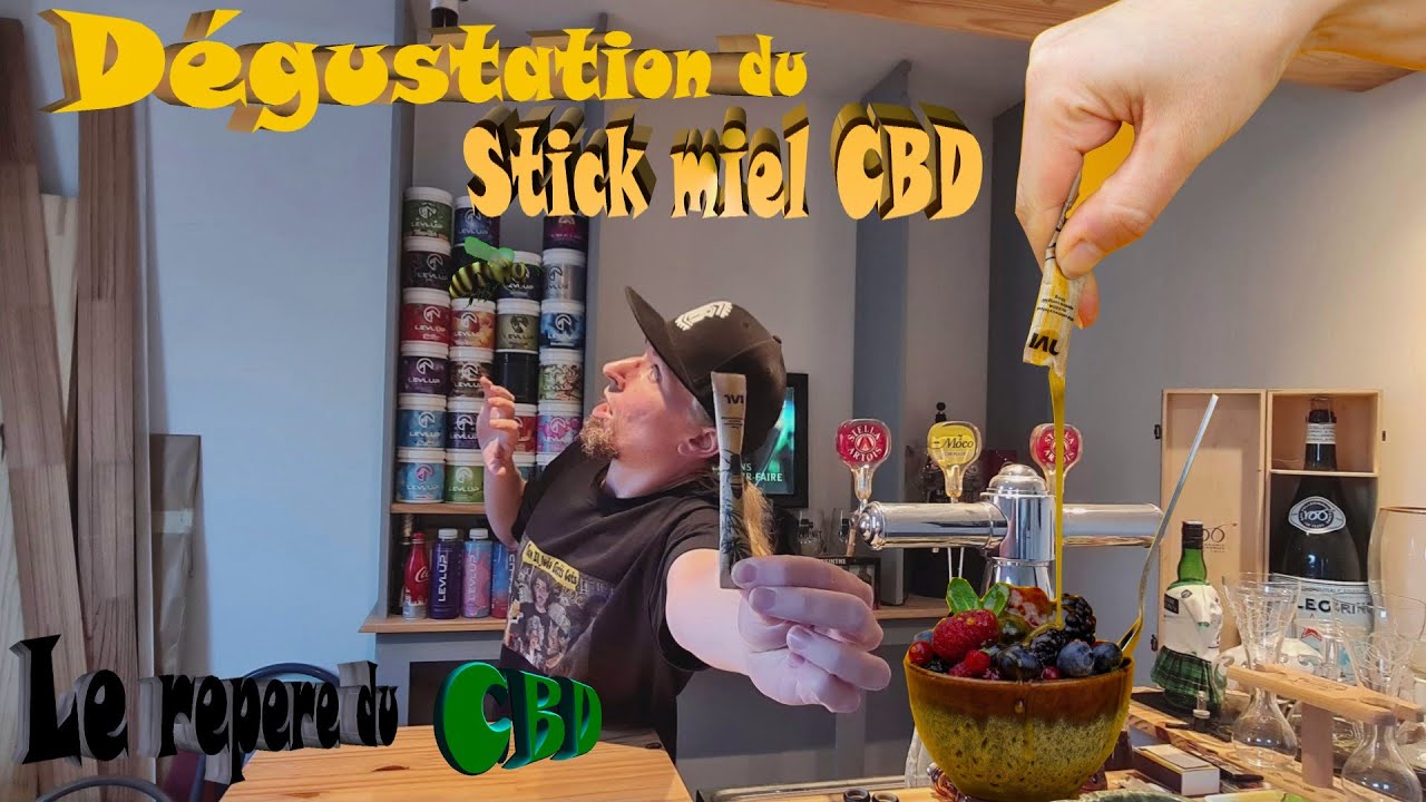 Dégustation du miel cbd (du site le repère du cbd)