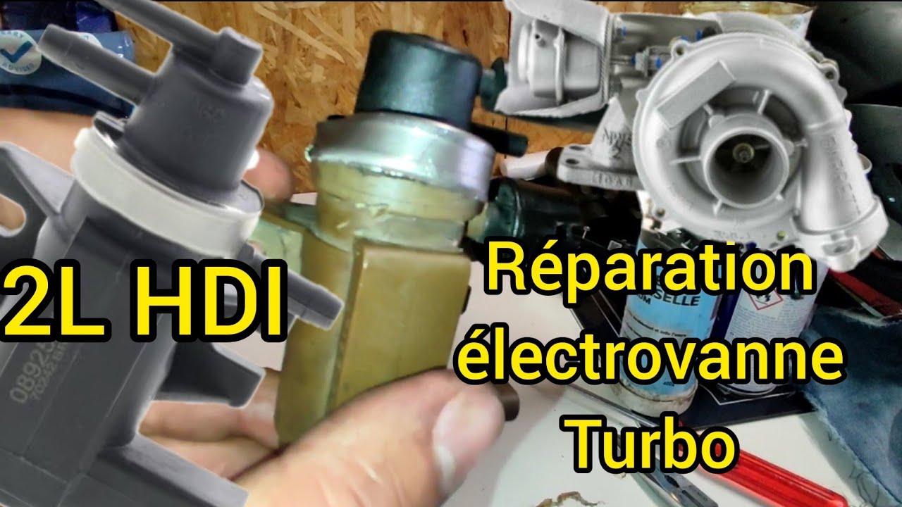 réparation électrovanne turbo 2LHDI طريقة تصليح الكتروفان تيربو #peugeot307 #fap #vlog #ميكانيكي