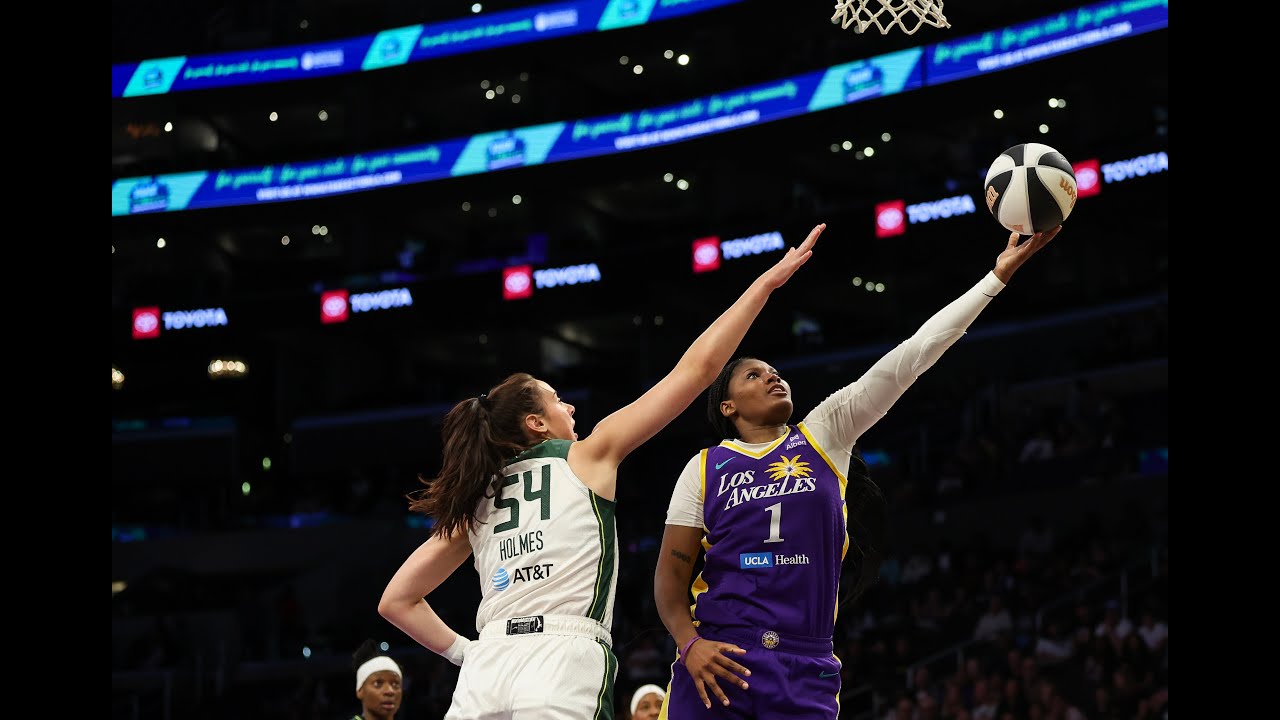 LA Sparks Basketball | Sania Feagin 2025 Highlights