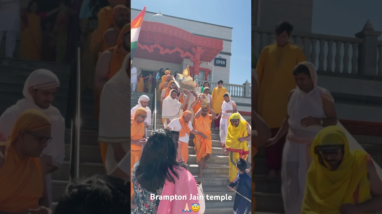 Jain temple in Canada😇🙏🏻
