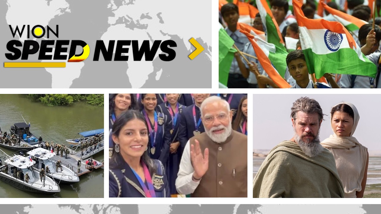 PM Modi Meets India's CWG Champions | Panama Launches Operation Steel Sheild | WION Speed News