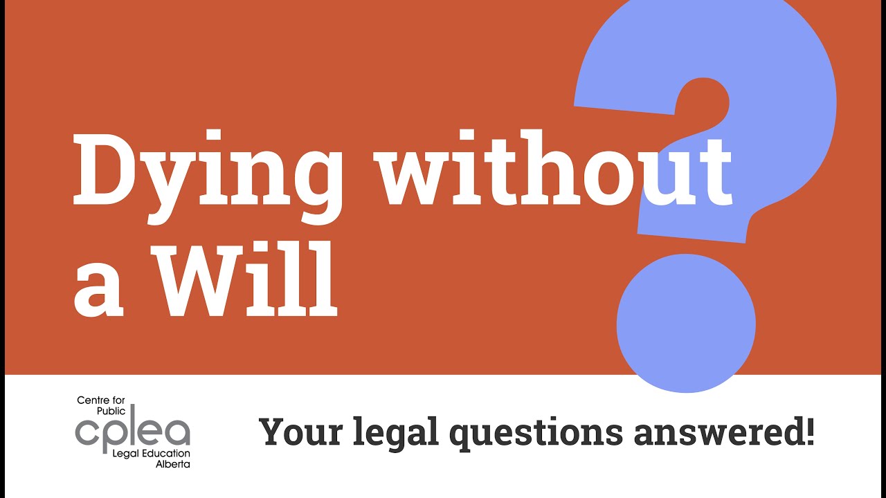 Dying without a Will - Webinar
