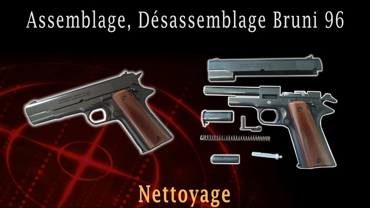 Assemblage, Désassemblage et Nettoyage du Bruni 96