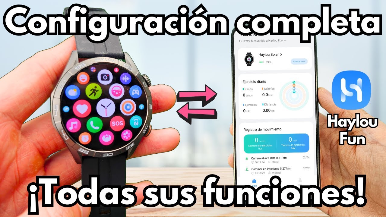 Haylou Solar 5 👉 ¡Guía COMPLETA de Configuración y TODAS sus Funciones!