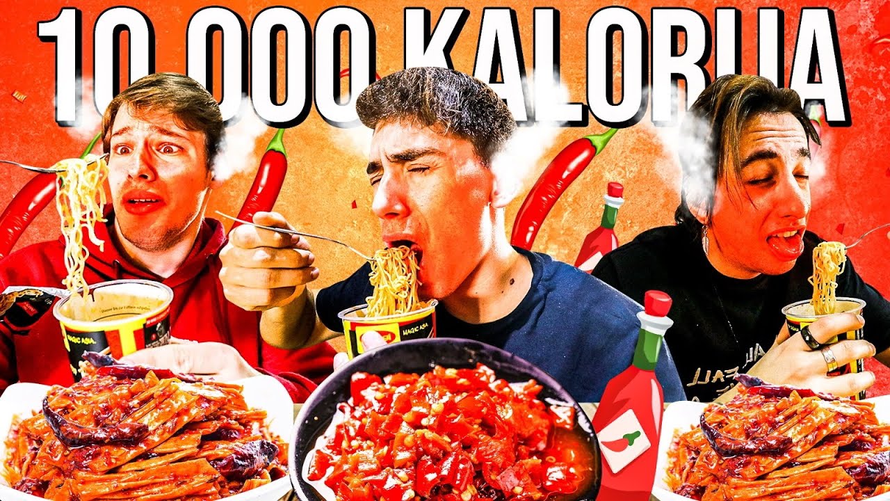 JEDEMO NAJLJUĆU HRANU 🥵*10.000 kalorija* | TheSikrt, Bruno Lukić & 10ficho